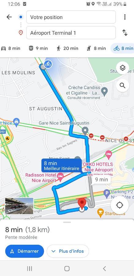 Appartements Renove 2023 Proche Aeroport 5Min, Gare Sncf 2 Min, Tramway Au Pied De L'Immeuble , Parking Possible, Renovated Apartments 2023 Near The Airport 5 Min, Train Station 2 Min, Tram Next To The Building 1 Min, Parking Possible Nice Bagian luar foto