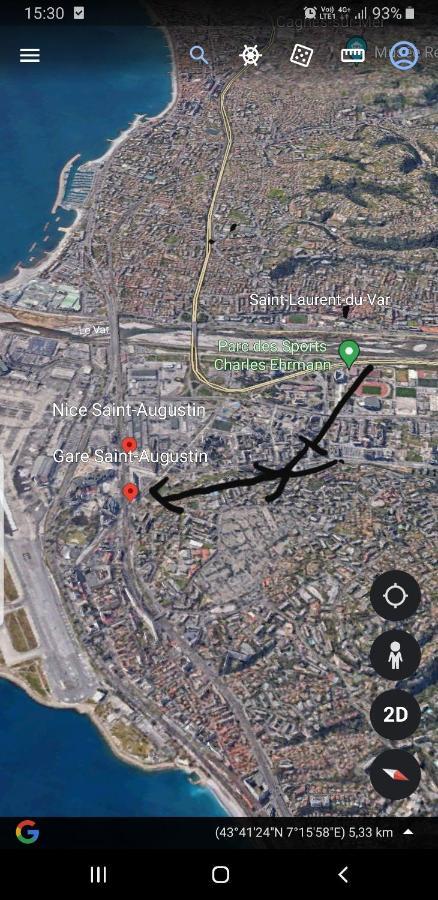Appartements Renove 2023 Proche Aeroport 5Min, Gare Sncf 2 Min, Tramway Au Pied De L'Immeuble , Parking Possible, Renovated Apartments 2023 Near The Airport 5 Min, Train Station 2 Min, Tram Next To The Building 1 Min, Parking Possible Nice Bagian luar foto