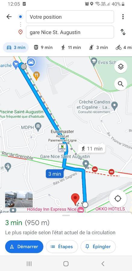 Appartements Renove 2023 Proche Aeroport 5Min, Gare Sncf 2 Min, Tramway Au Pied De L'Immeuble , Parking Possible, Renovated Apartments 2023 Near The Airport 5 Min, Train Station 2 Min, Tram Next To The Building 1 Min, Parking Possible Nice Bagian luar foto